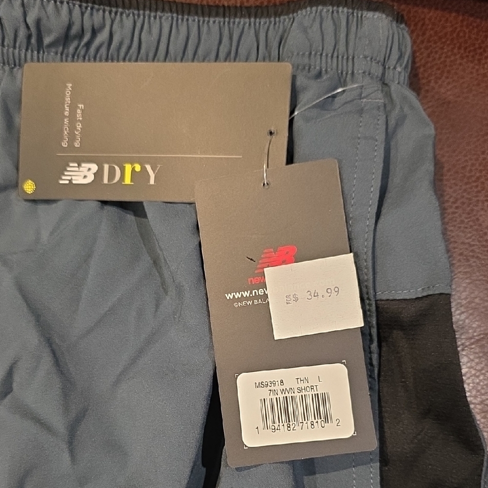 3 PAIRS NEW - New Balance Men's Athletic Shorts with Logo - Picture 8 of 8
